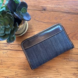Thirty-One Timeless Dark Denim Wallet
